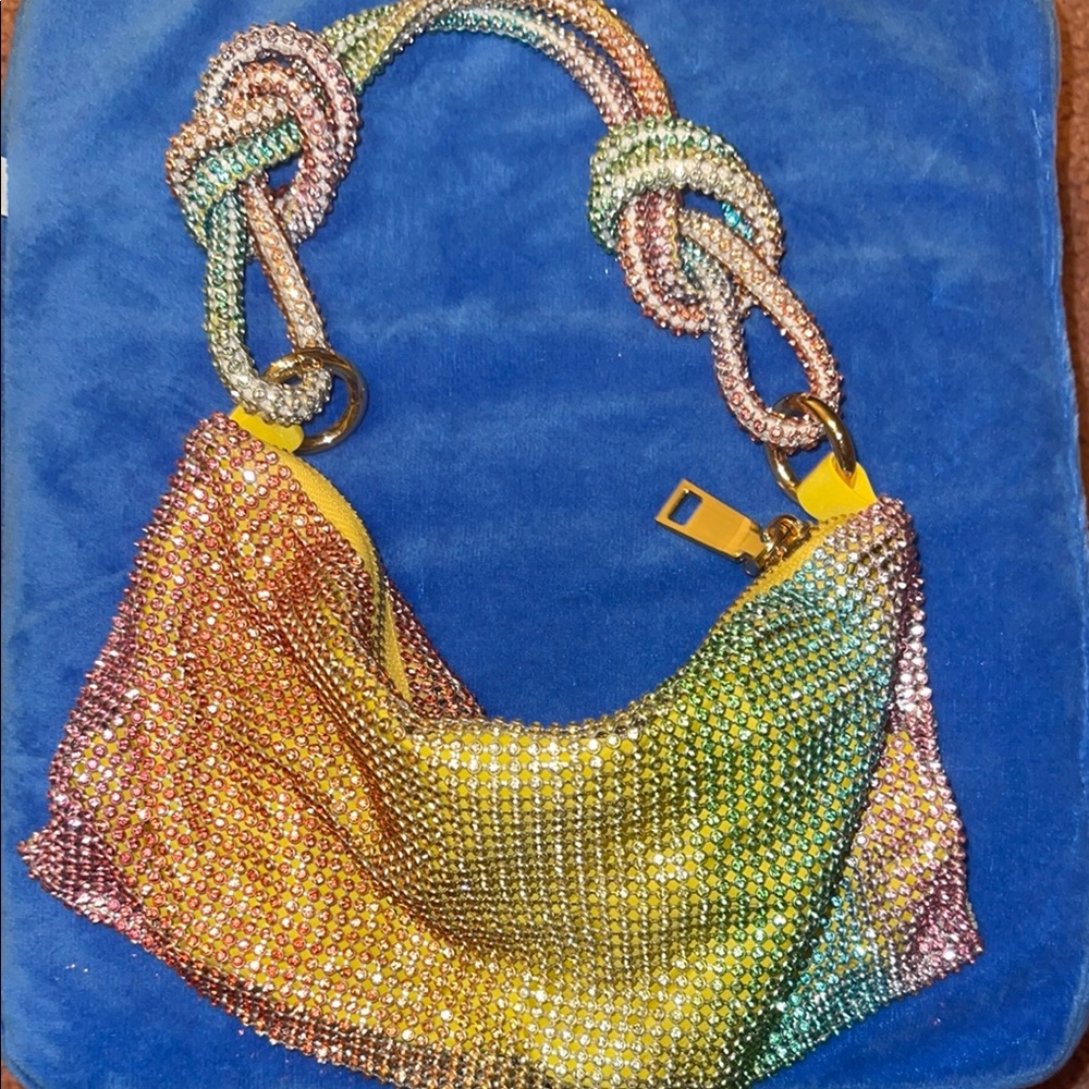 Multicolor Rhinestone Handbag